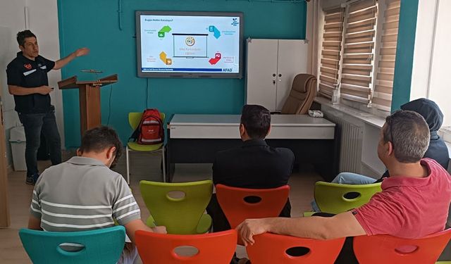 BİLSEM Personeli Deprem ve Yangına Karşı Bilinçlendirildi