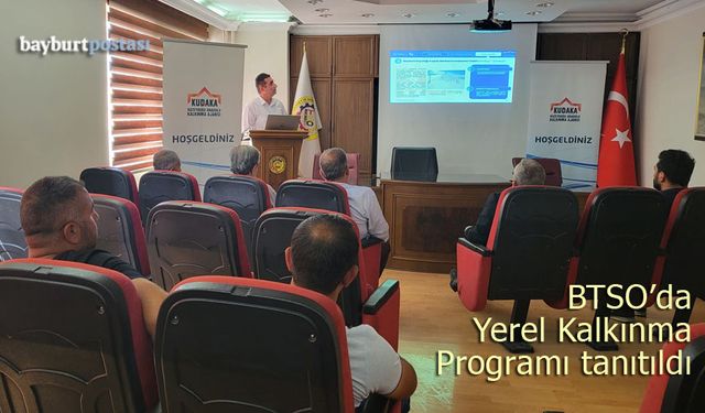 Bayburt'ta Yerel Kalkınma Programı tanıtıldı
