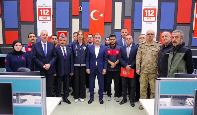 Bayburt'ta 112 Acil Çağrı Merkezleri Koordinasyon Toplantısı