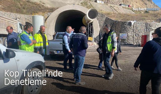 Kop Tüneli ve beton santralleri denetlendi