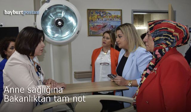 Bayburt Devlet Hastanesi'ne "Anne Dostu Hastane" Belgesi