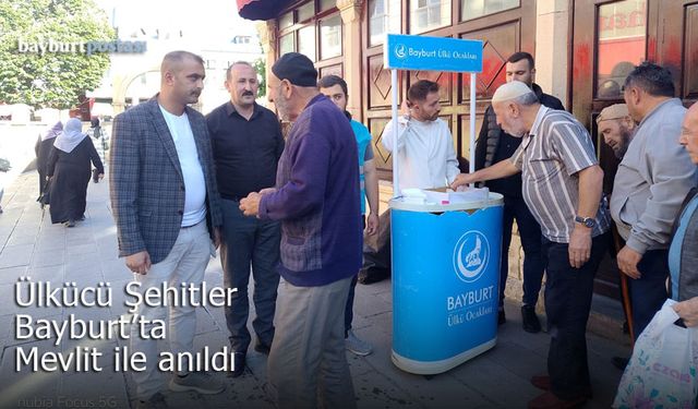 Ülkücü Şehitler Bayburt'ta Mevlit ile Anıldı