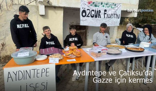 Aydıntepe ve Çatıksu'da Gazze için kermesler