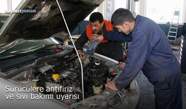 Kış öncesi sürücülere antifriz ve sıvı bakımı uyarısı