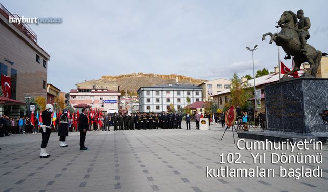 Bayburt'ta 29 Ekim Cumhuriyet Bayramı kutlamaları