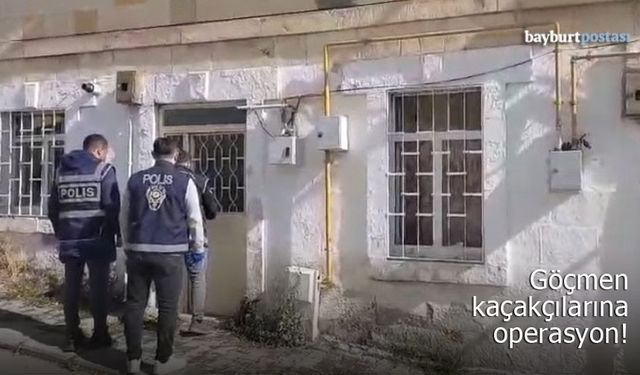 Yasa Dışı Göçmenlere Kapı Açan 2 Kişi Bayburt'ta Yakalandı!