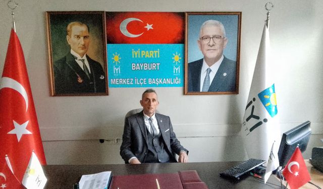 İyi Parti Bayburt Merkez İlçe Başkanı Azem Kelleci oldu