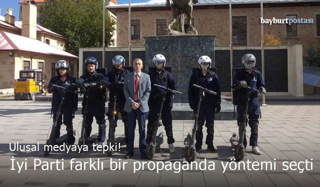 İYİ Parti Bayburt Teşkilatı'ndan 'Led Ekranlı Araç ve Scooter'lı Propaganda