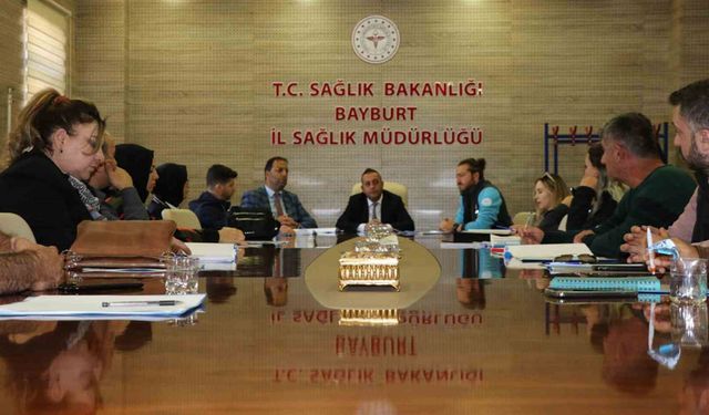 Bayburt'ta 2025 Afet Sağlık Planı Hazırlığı