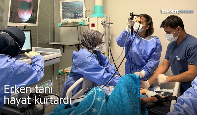 Bayburt'ta erken tanı hayat kurtardı!