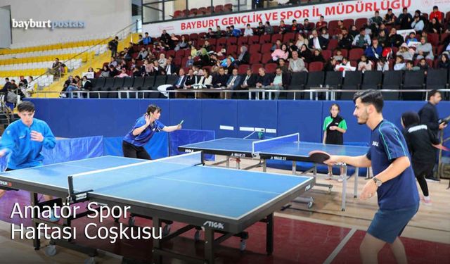 Bayburt'ta Amatör Spor Haftası Coşkusu