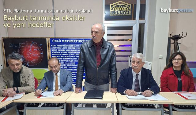 Bayburt STK Platformu'ndan Tarımsal Kalkınma Zirvesi