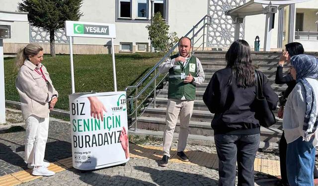 Bayburt Yeşilay'dan Kampüslerde Bağımlılık Bilgilendirmesi