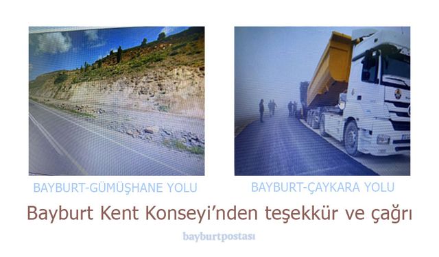 Kent Konseyi'nden Bayburt-Gümüşhane Yolu Çağrısı
