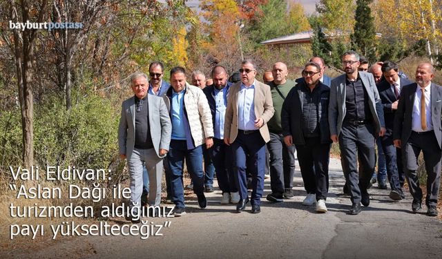 Vali Eldivan: "Aslan Dağı ile turizmden aldığımız payı yükselteceğiz"