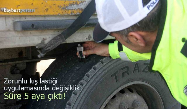 Zorunlu kış lastiği uygulamasında değişiklik: Süre 5 aya çıktı!