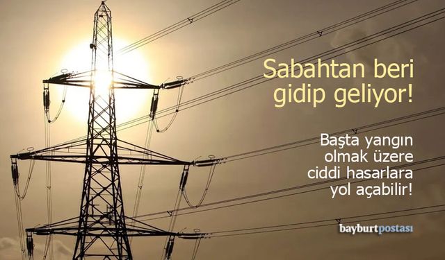 Bayburt Güne Kesintilerle Başladı: "Beyaz Eşyalarımız Bozulacak" Endişesi!
