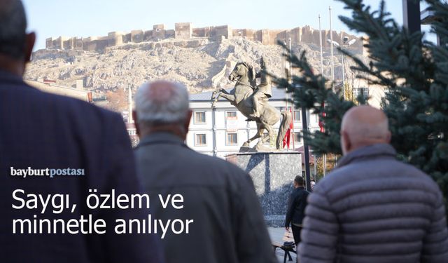 Ulu Önder Mustafa Kemal Atatürk Bayburt'ta anıldı