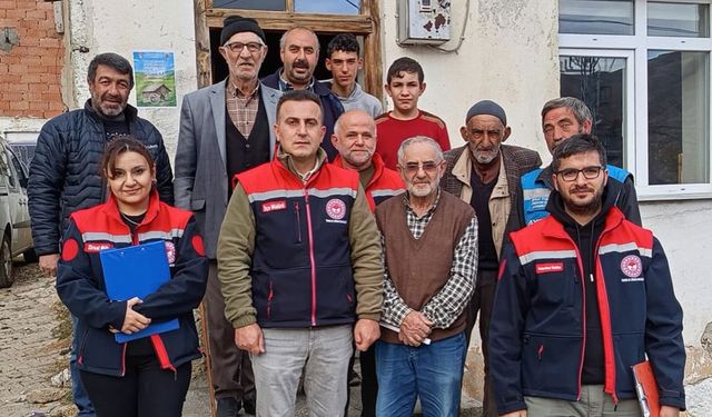 Aşağı Kırzı ve Çiğdemlik'te üreticilere destek ve planlama bilgisi verildi