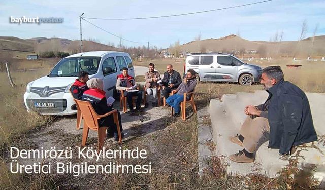 Demirözü Köylerinde Üreticilere Bilgilendirme
