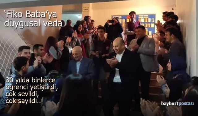 Fikret Özbey'e namıdiğer 'Fiko Baba'ya duygusal veda