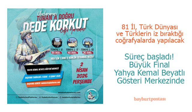Uluslararası Dede Korkut Öykü Yarışması Başvuruları 2 Ocak’ta Başlıyor