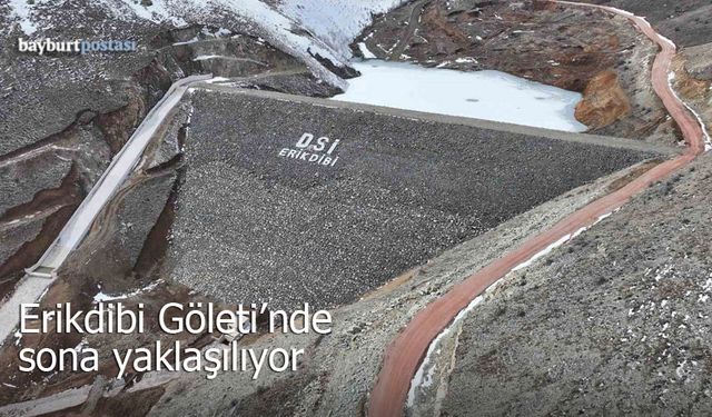 Erikdibi Göleti Sulama Projesi Tamamlanıyor