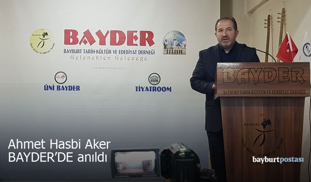 "Ahmet Hasbi Aker'in Hayatı, İlmî Kişiliği ve Mirası" BAYDER’de Anlatıldı