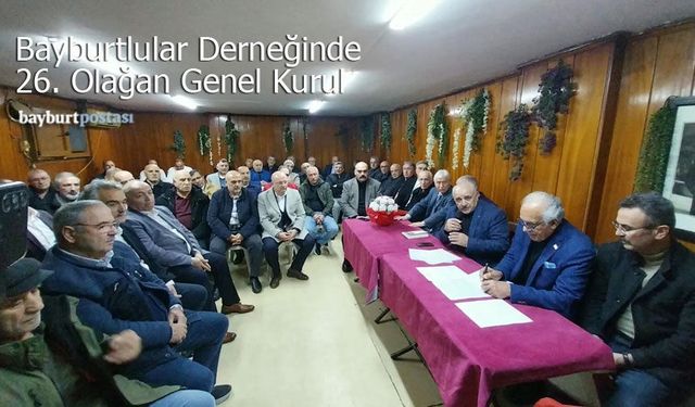 Anadolu Yakası Bayburtlular Derneği'nde Adem Doğan Güven Tazeledi