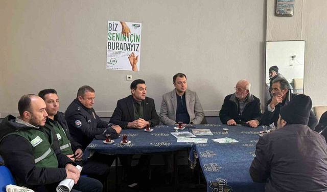 Aydıntepe’de vatandaşlara bağımlılıkla mücadele bilgilendirmesi