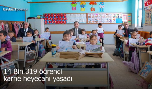 Bayburt’ta 14 Bin öğrenci için tatil zili çaldı