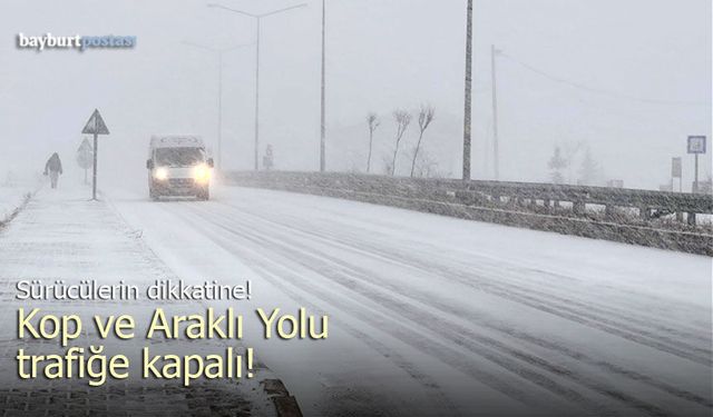Kar Esareti: Kop Dağı ve Araklı Yolu Geçit Vermiyor!