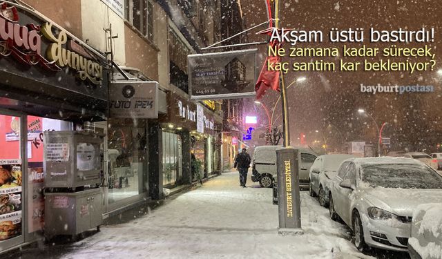 Meteoroloji Uyardı: Bayburt’ta Kar Gidiyor, -20 Derece Soğuk Geliyor!