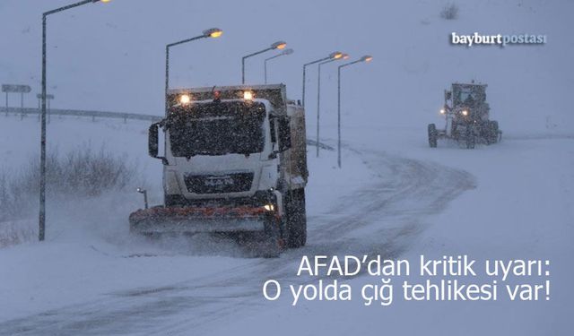 AFAD Uyardı: Araklı Yolunda Geçişlere Dikkat!