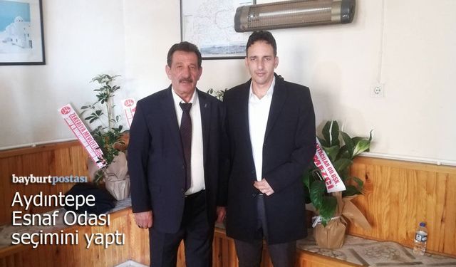 Aydıntepe Esnaf ve Sanatkarlar Odası seçimini yaptı