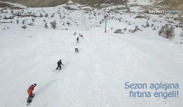 Kop Dağı Kayak Merkezi'nde Sezon Açılışına Fırtına Engeli!