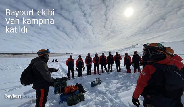Bayburtlu Teknisyenler Çığ Eğitimini Başarıyla Tamamladı