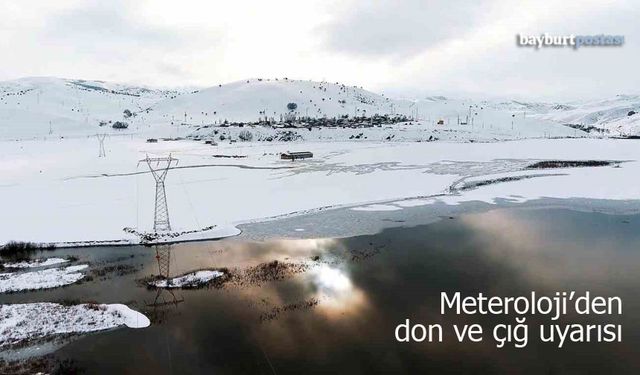 Bayburt'ta buzlanma, sis ve çığ tehlikesi kapıda!