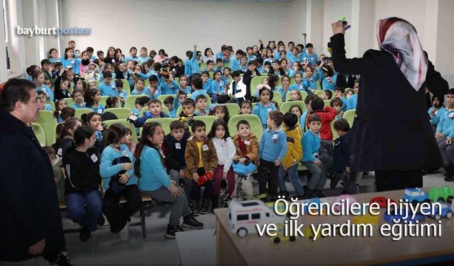 Bayburtlu Öğrencilere Hijyen ve İlk Yardım Eğitimi Seferberliği
