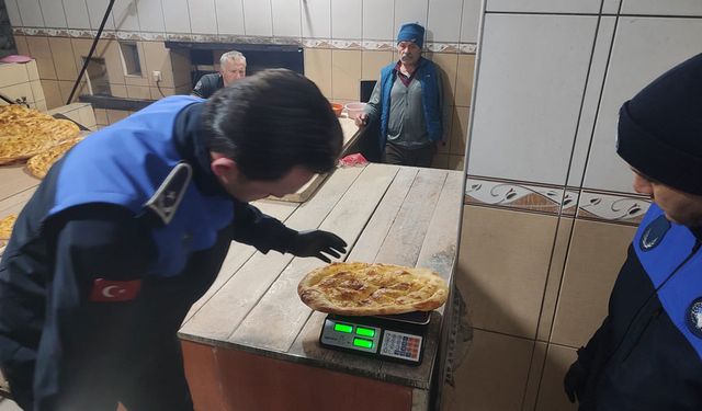 Bayburt’ta fırınlara hijyen ve gramaj denetimi