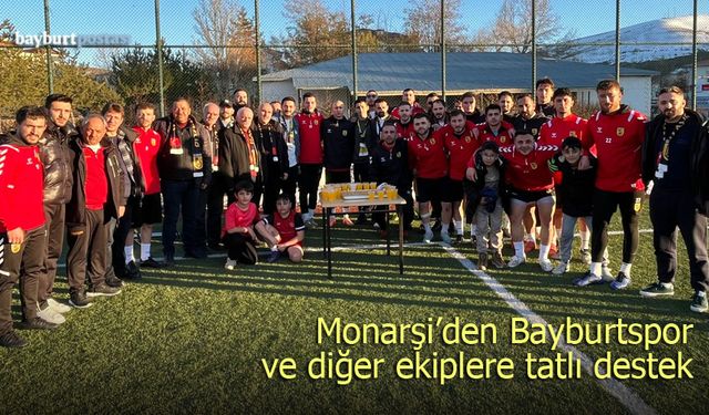 Bayburtspor’un Yeni Taraftar Grubu Monarşi’den Takımlara Moral Ziyareti