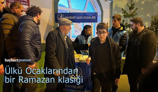 Bayburt Ülkü Ocaklarından bir Ramazan klasiği