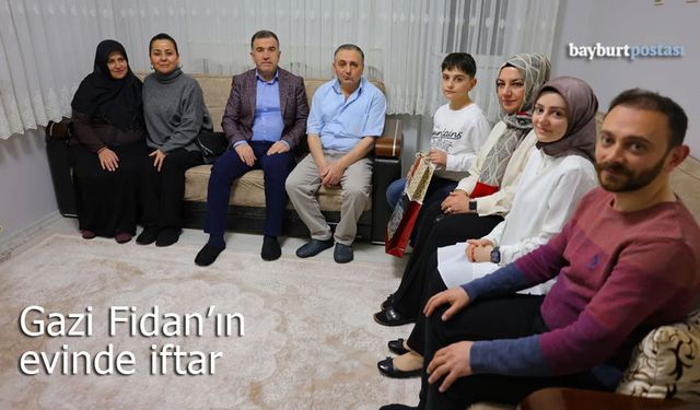 Bayburt Valisi Mustafa Eldivan, Gazi Ailesiyle İftarda Buluştu
