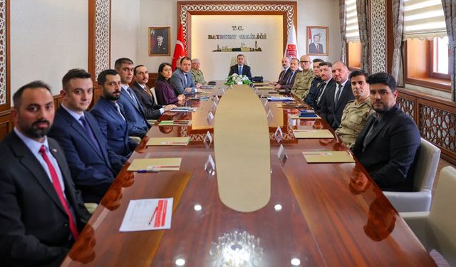 Bayburt’ta asayiş ve güvenlik uygulamaları değerlendirildi