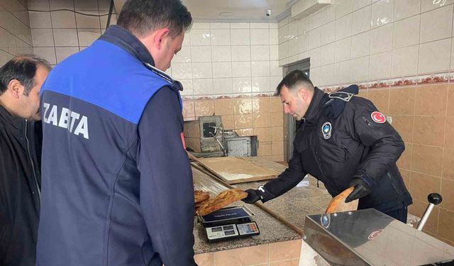 Bayburt’ta fırınlara hijyen ve gramaj denetimi