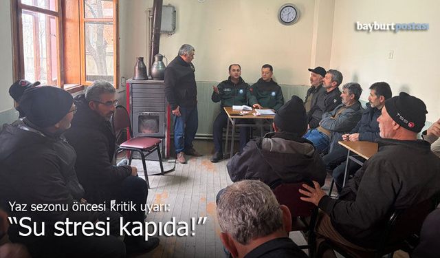 Bayburt Sulama Birliği’nden Üreticiye "Su Tasarrufu" Bilgilendirmesi