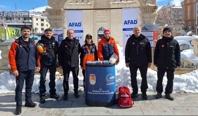 Bayburt’ta AFAD’dan Deprem Bilinçlendirmesi