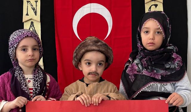 Aydıntepe'de minik yüreklerde Çanakkale ruhu canlandı