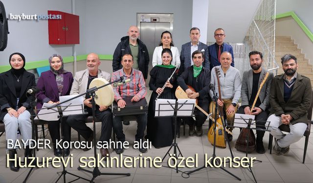 BAYDER Korosu'ndan Huzurevi sakinlerine özel konser