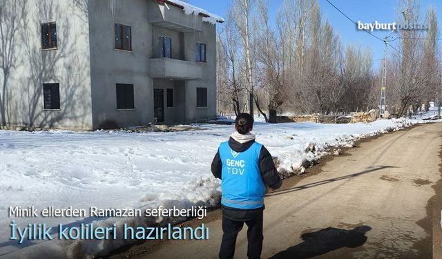 Minik Ellerden Ramazan Seferberliği: Bayburt'ta İyilik Kolileri Hazırlandı